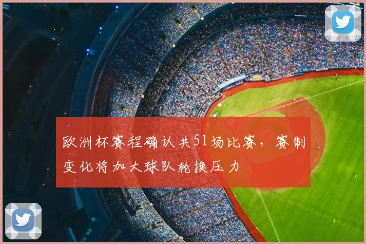 欧洲杯赛程确认共51场比赛,赛制变化将加大球队轮换压力