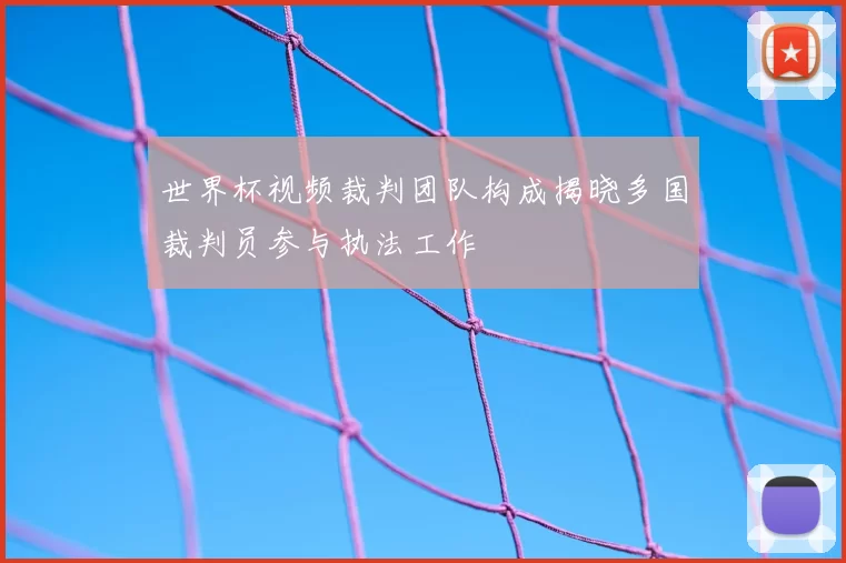 世界杯视频裁判团队构成揭晓多国裁判员参与执法工作